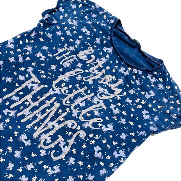 𝅺UCB Butterfly Floral Print Night Gown - Picture 2 of 3